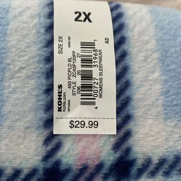 Comfy Women’s Pajama Set 2X - Picture 5 of 6